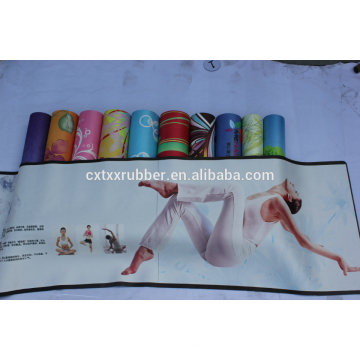 Estera combinada de la yoga con la toalla integrada Mejor no resbalón Eco amistoso, Hatha, ejercicio de la aptitud